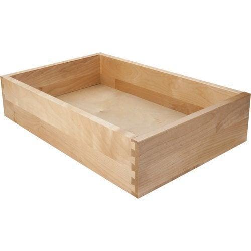 Custom Birch Drawer Box with Lacquer Finish – Made to Order for Kitchen, Bathroom & Cabinet Storage