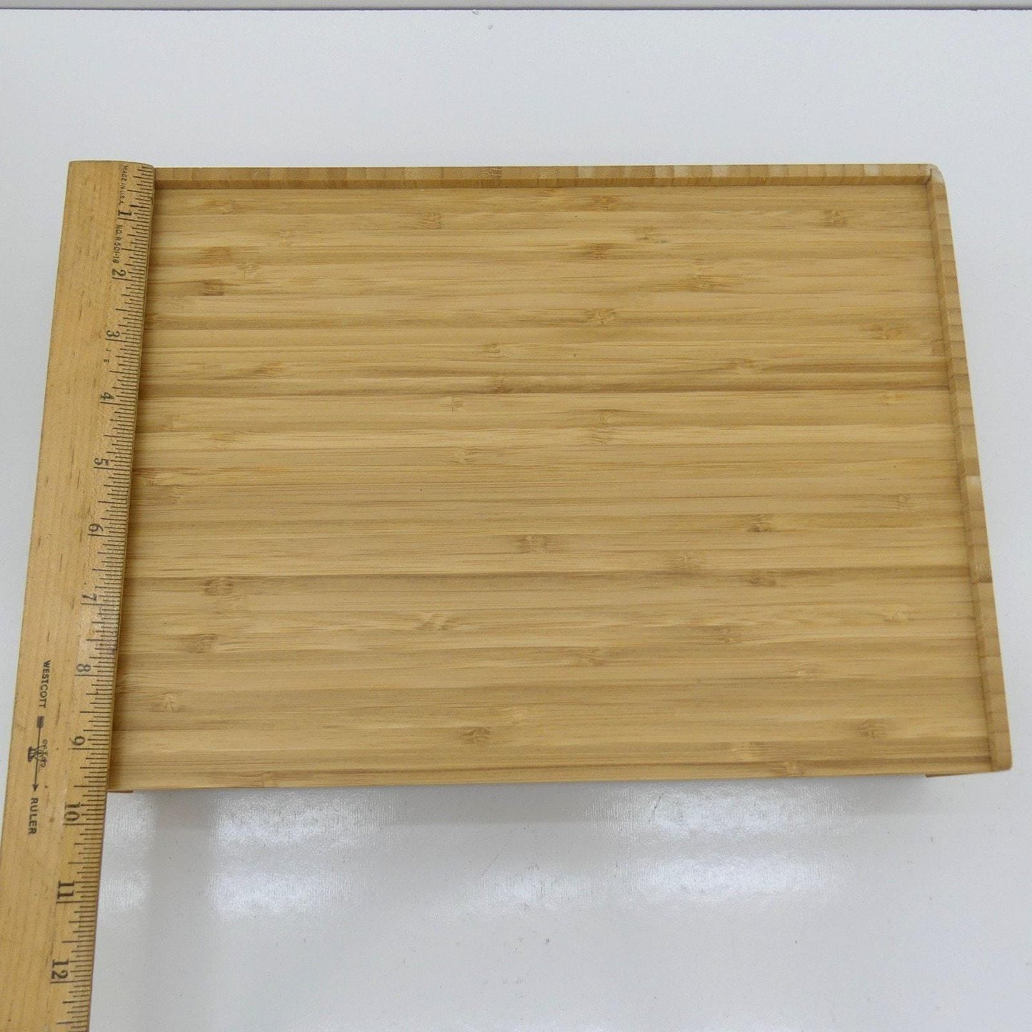 Set of 2 Bamboo Monitor Stands with Pull-Out Storage Drawers – Stackable Desktop Organizer